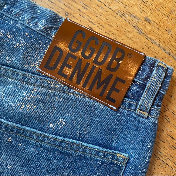 GOLDEN GOOSE OVERSIZED BOYFRIEND GLITTER JEANS - Picture 7 of 11